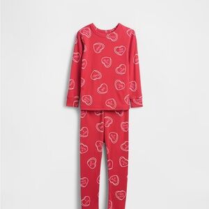 GAP Kids Red Heart Pajama Set